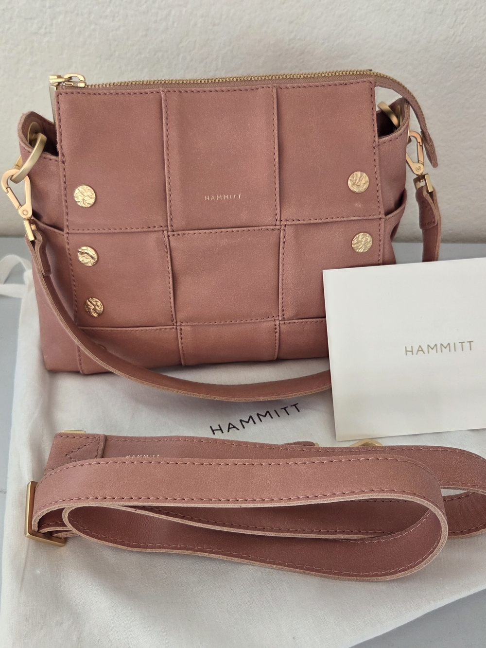HAMMITT Medium BRYANT Leather Shoulder/ Crossbody Bag - Picture 10 of 10